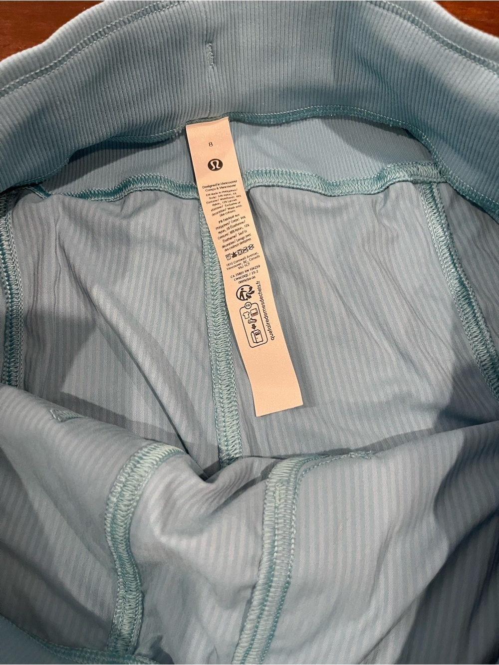 Lululemon Dance Studio Mid-Rise Cropped Pant Washed Blue 8 - Picture 5 of 8